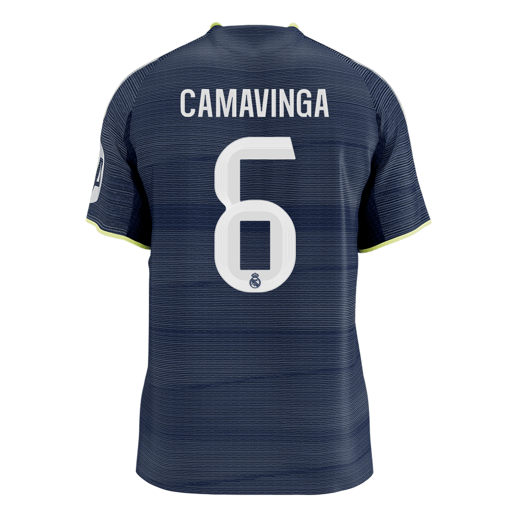 CAMAVINGA #6 Mens Real Madrid Away Jersey 2025/26 - Player Version (Slim Fit) [PREMIUM]