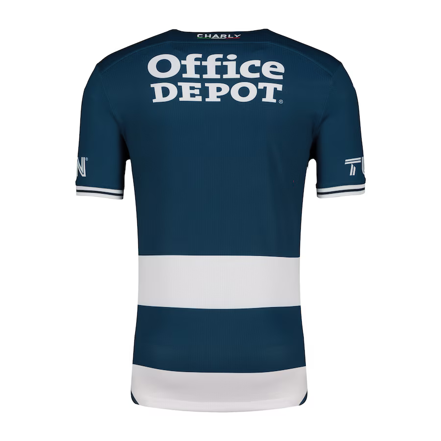Charly C.F. Pachuca Home Authentic Jersey 24/25 – Navy/White