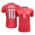 BERNARDO #10 Mens Portugal World Cup Home Jersey 2026 - Player Version (Slim Fit)