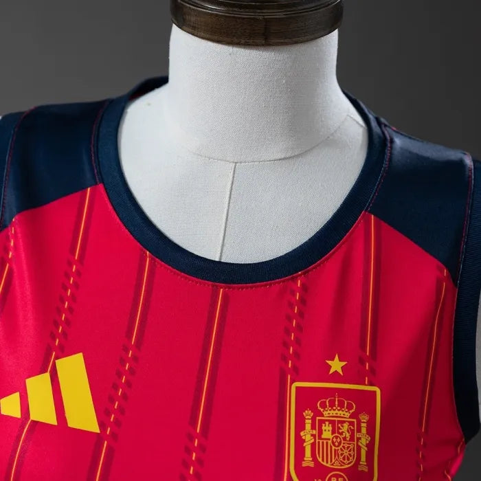 Women Spain Home Vest 2026 World Cup Football Kit Soccer Shirt