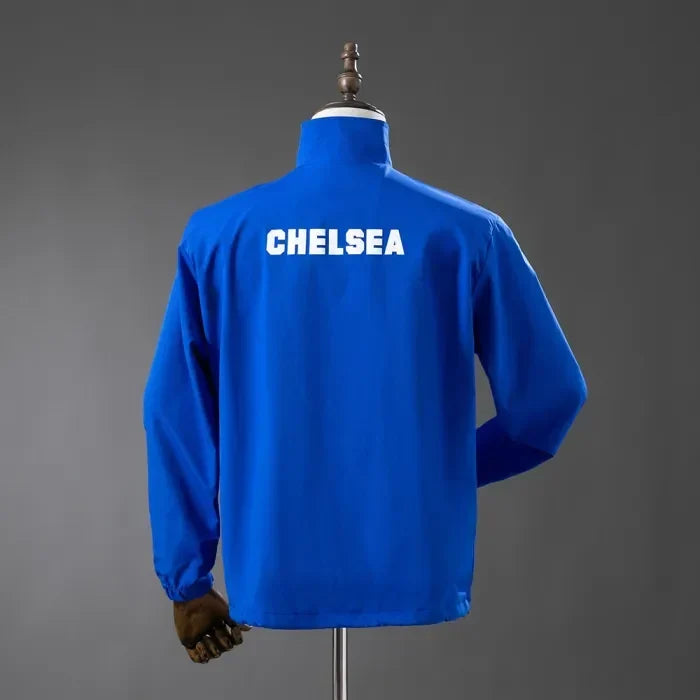 Chelsea Windbreaker 2005-06 Blue Football Kit Soccer Jersey