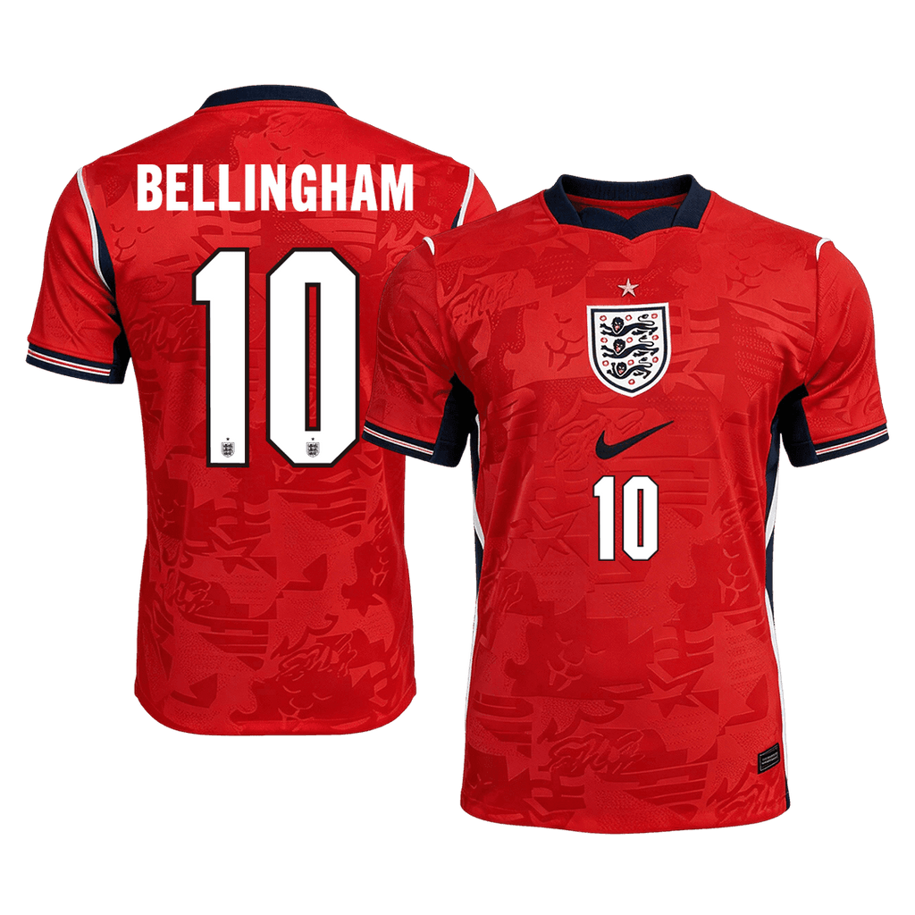 BELLINGHAM #10 Mens England World Cup Away Jersey 2026 - Player Version (Slim Fit)