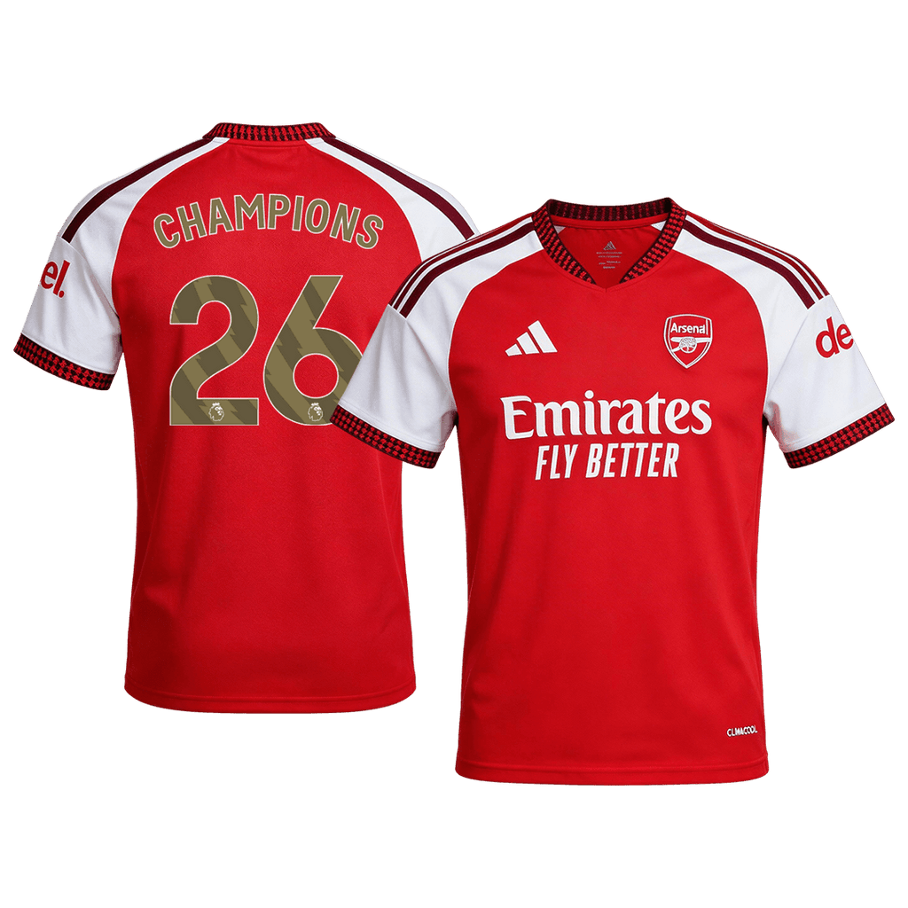 CHAMPIONS #26 Mens Arsenal Home Jersey 2026/27