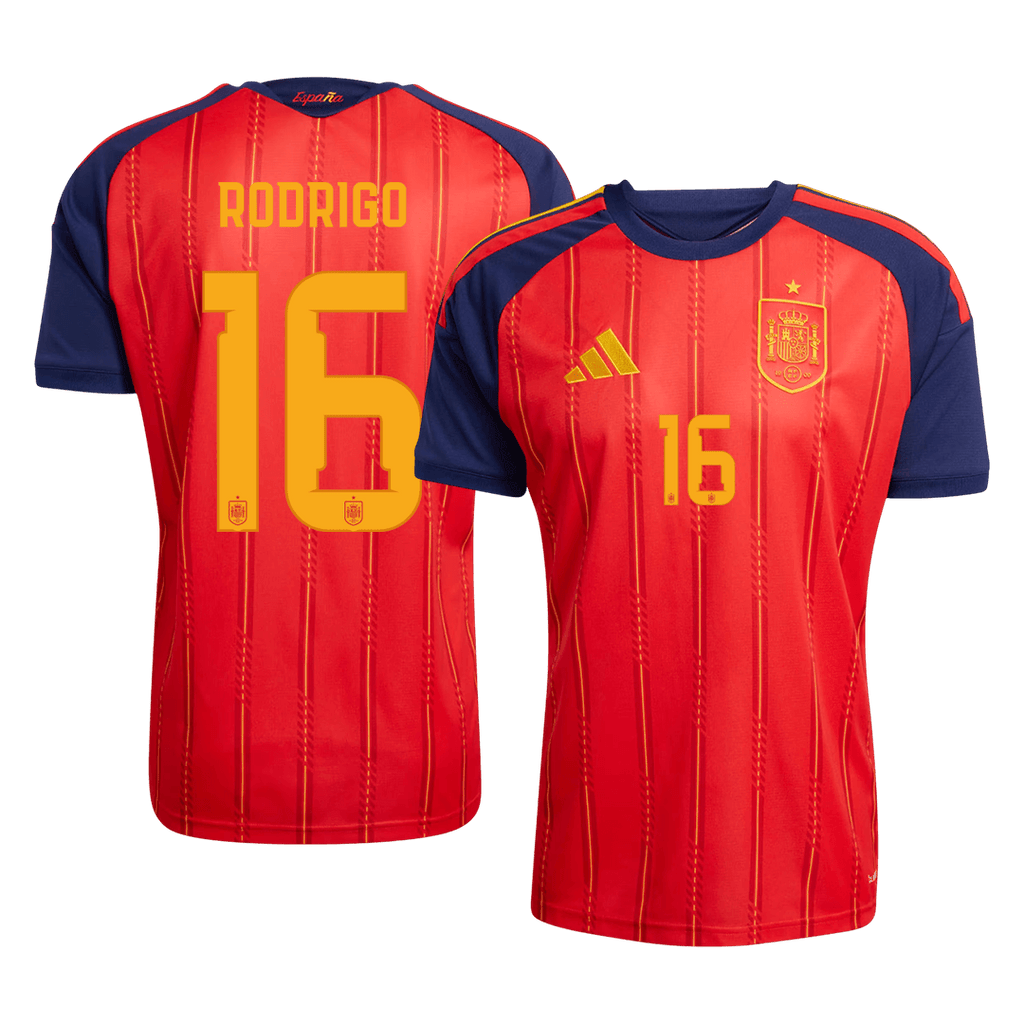 RODRIGO #16 Mens Spain World Cup Home Jersey 2026 [PREMIUM]