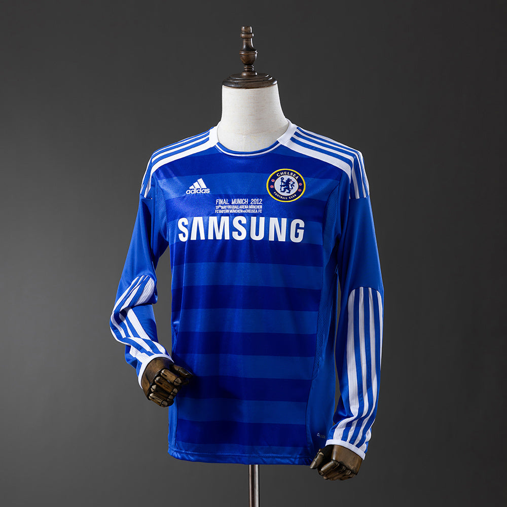 Chelsea Jersey 2011-12 Home Retro Kit Long Sleeves