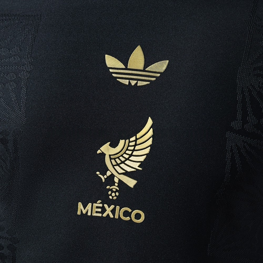 Mexico Jersey 25/26 Black Kit Player Version Long Sleeves