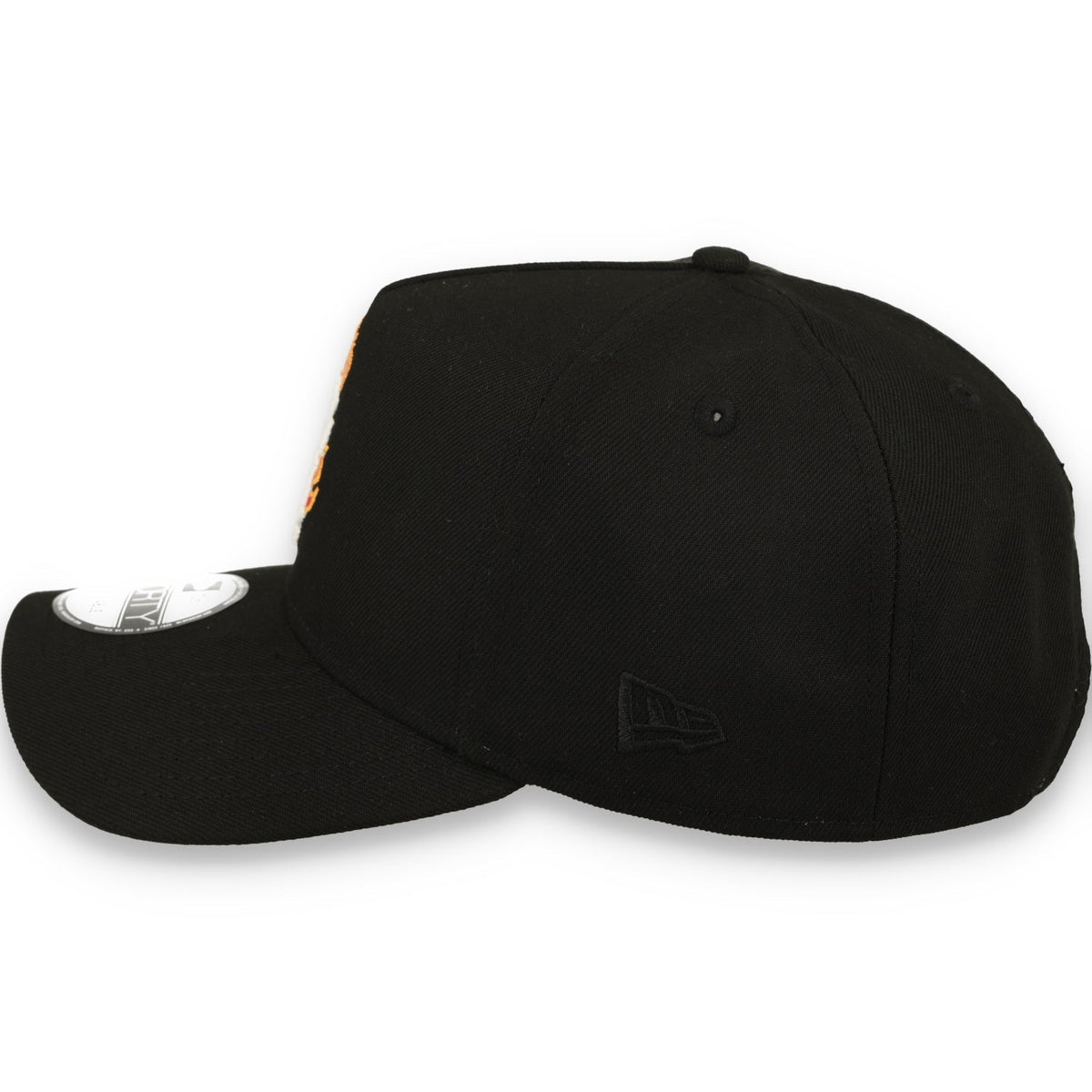 New Era San Francisco Giants Team Fire 9FORTY A-Frame Snapback Hat-Black