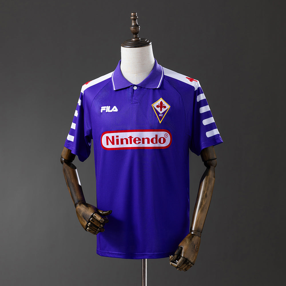 Fiorentina Jersey 1998-99 Home Retro Football Kit