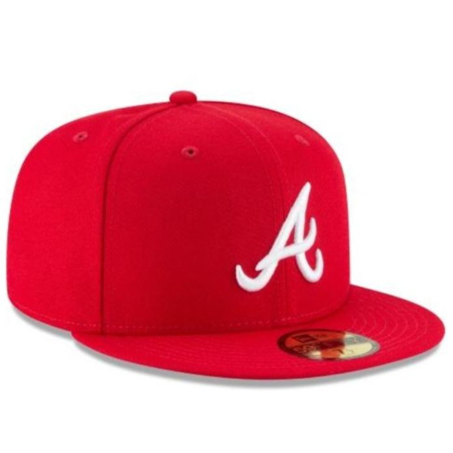 ATLANTA BRAVES NEW ERA AUTHENTIC COLLECTION 59FIFTY-RED