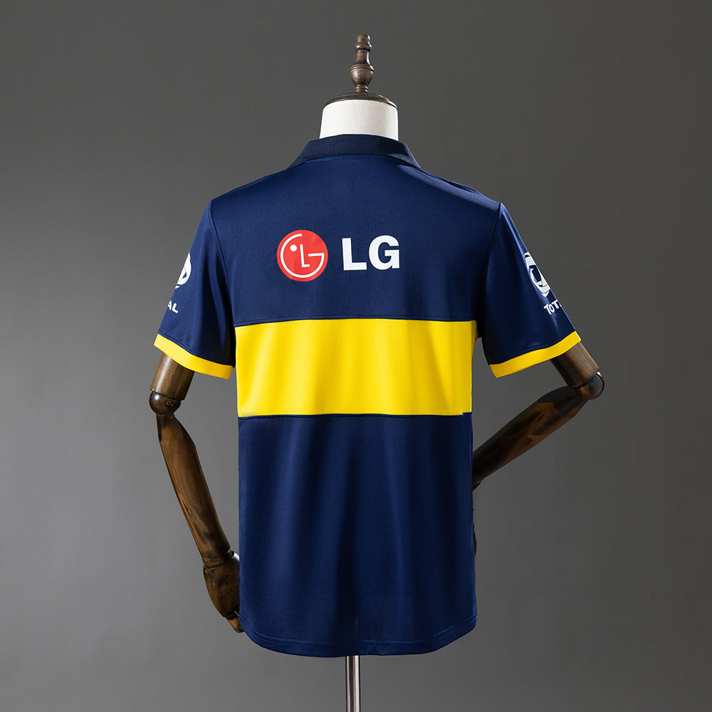 Boca Junios Jersey 2009-10 Home Retro Football Kit