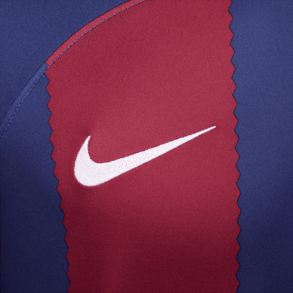 Nike Men's FC Barcelona Stadium Home Long Sleeve Dri-FIT Soccer Jersey 23/24