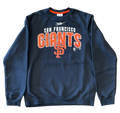 Nike Men's San Francisco Giants Pullover Crew Sweatshirt Black