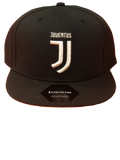 FI COLLECTIONS JUVENTUS GUNNER SNAPBACK HAT-BLACK/GOLD