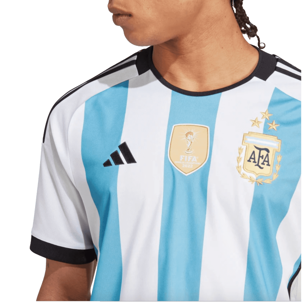 Adidas Argentina 2022 3-Star Winners Home Jersey