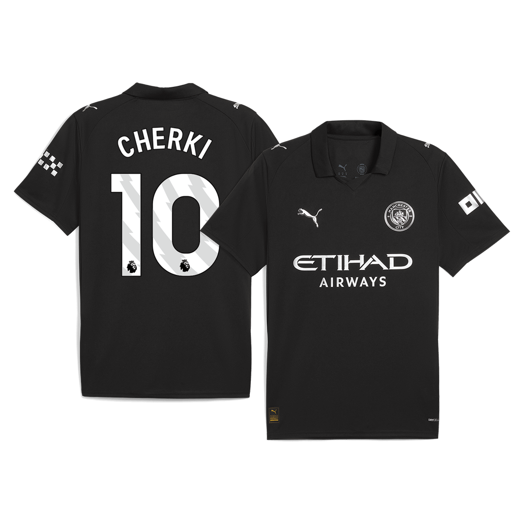 CHERKI #10 Mens Manchester City Away Jersey 2025/26