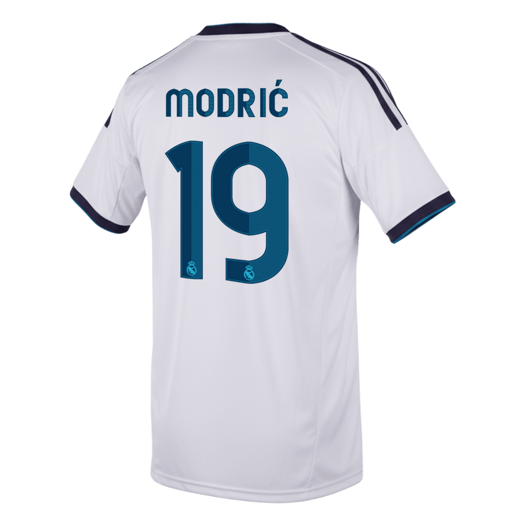 Retro MODRIĆ #19 2012/13 Mens Real Madrid Home Jersey