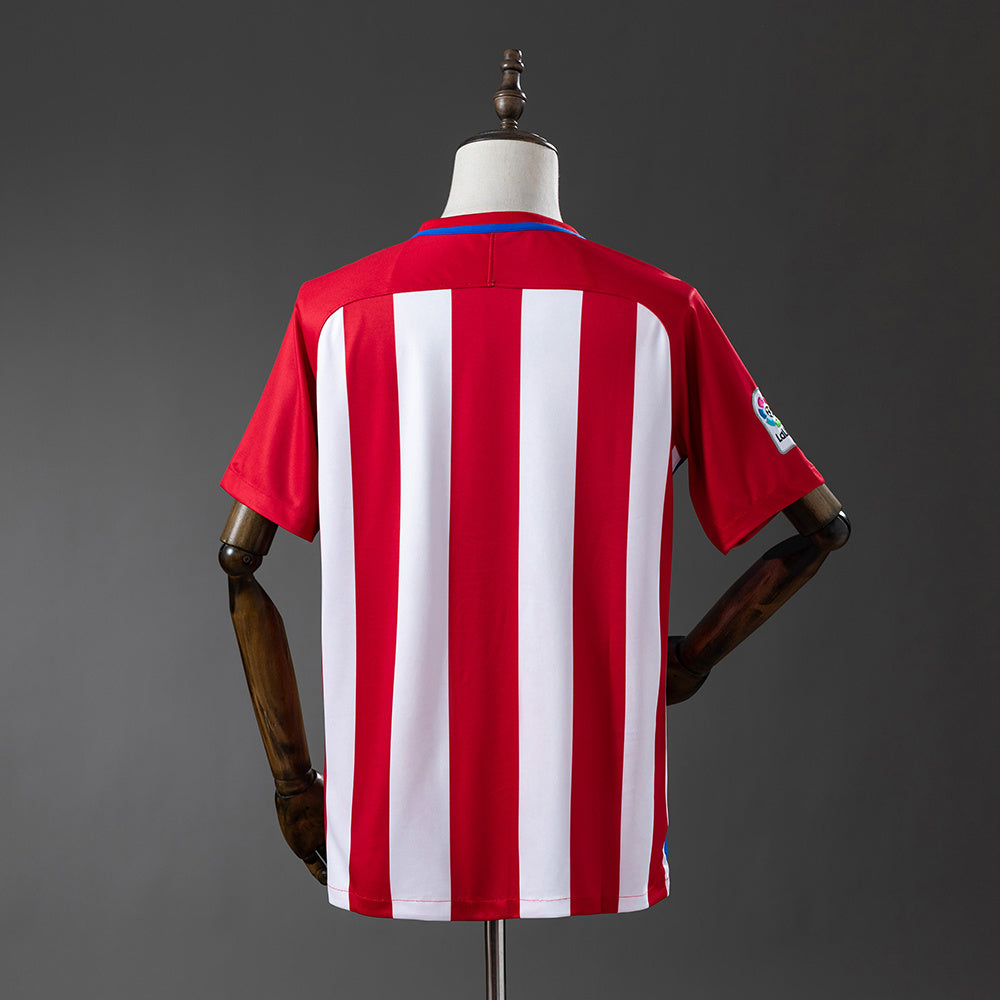 Atletico Madrid Jersey 2016-17 Home Retro Football Kit