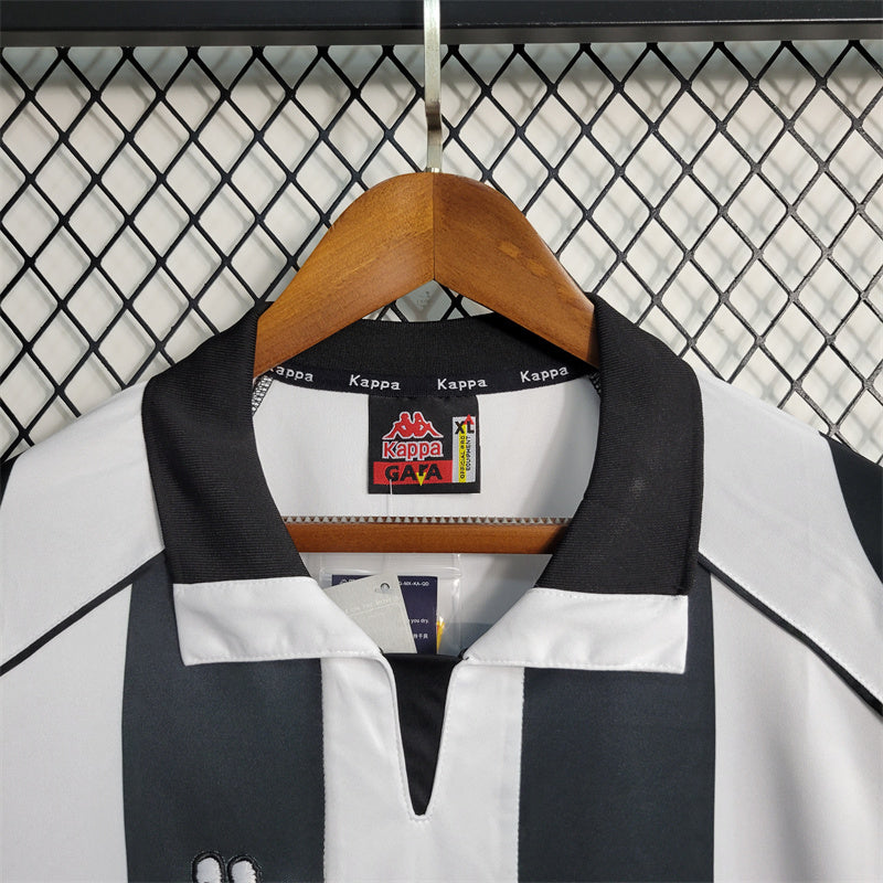 Juventus Jersey 97/98 Long Sleeve history retro Football Kits Custom Name 1997 1998 Soccer Sport Shirt