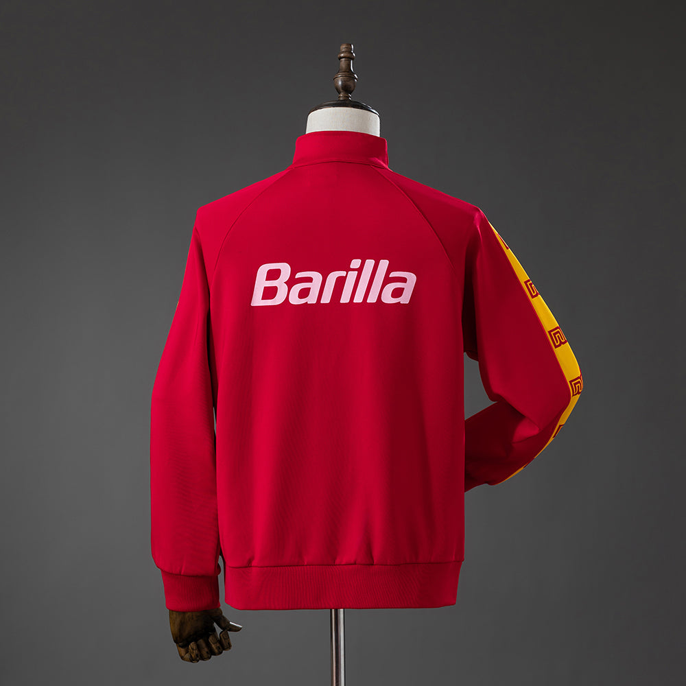 AS Roma Windbreaker 1988-1989 Red Football Soccer Jacket