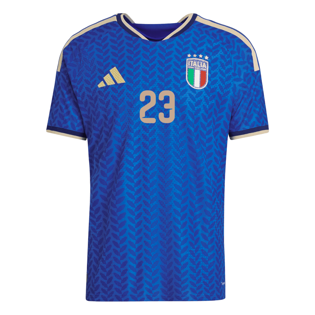 BASTONI #23 Mens Italy World Cup Home Jersey 2026 - Player Version (Slim Fit)