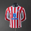 Atletico Madrid Jersey 25/26 Home Long Sleeves Football Kit Player Version