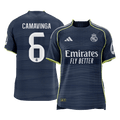 CAMAVINGA #6 Mens Real Madrid Away Jersey 2025/26 - Player Version (Slim Fit) [PREMIUM]