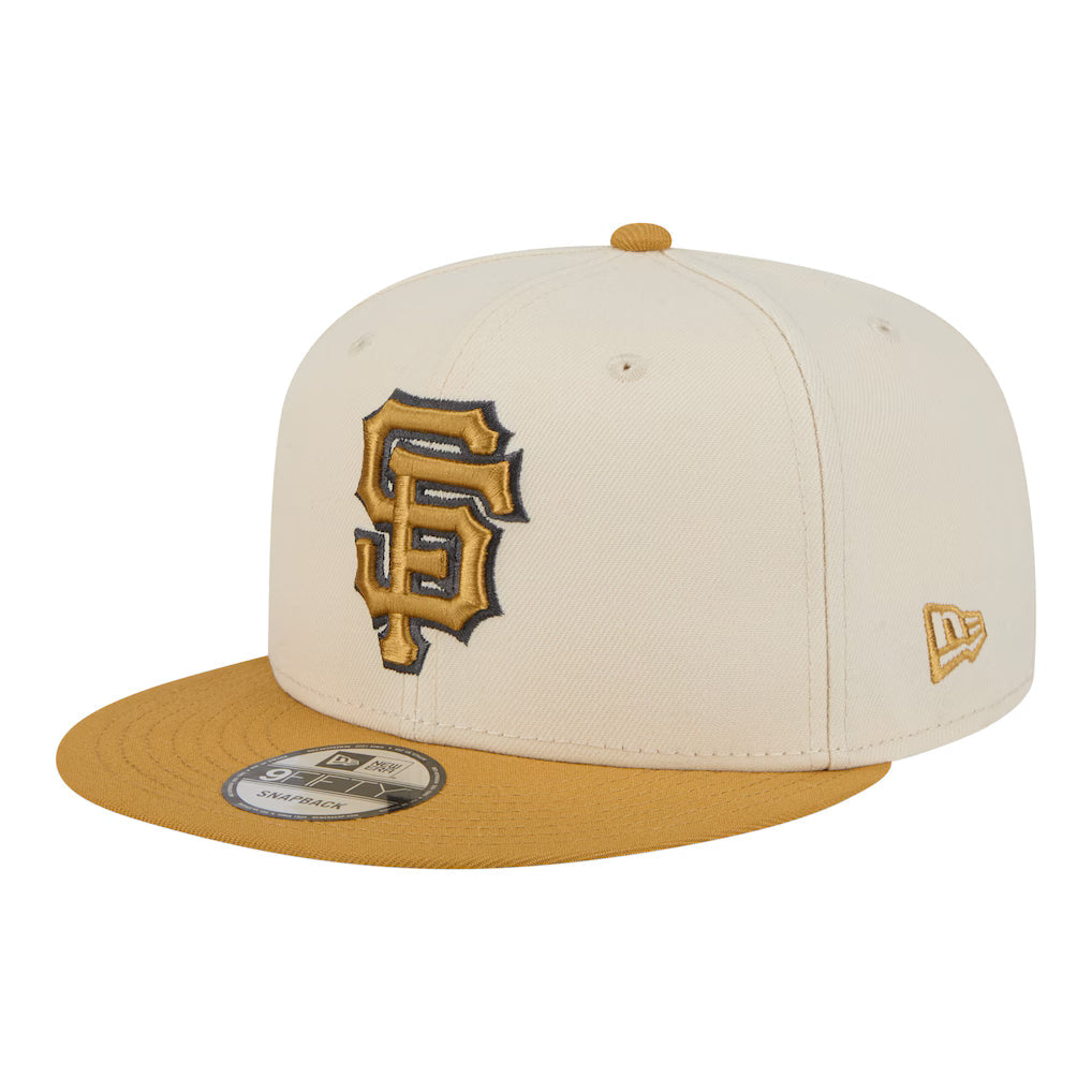 New Era San Francisco Giants 2-Tone Color Pack 9FIFTY Snapback Hat - Light Beige/Khaki
